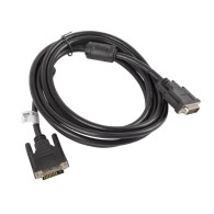 DVI-D(M)(24+1)->DVI-D(M)(24+1) CABLE 3M BLACK DUAL LINK LANBERG