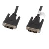 KABEL DVI-D(M)(18+1)->DVI-D(M)(18+1) 3M CZARNY SINGLE LINK LANBERG