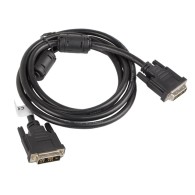 KABEL DVI-D(M)(18+1)->DVI-D(M)(18+1) 1.8M CZARNY SINGLE LINK LANBERG