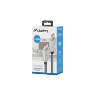 KABEL DISPLAYPORT M/M 20 PIN V1.4 1M 8K 60HZ CZARNY BOX LANBERG