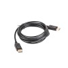 DISPLAYPORT M/M CABLE 19 PIN V1.2 3M 4K BLACK LANBERG