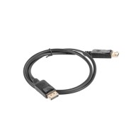 DISPLAYPORT M/M CABLE 19 PIN V1.2 1M 4K BLACK LANBERG