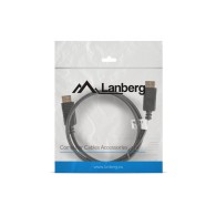 DISPLAYPORT M/M CABLE 19 PIN V1.2 1M 4K BLACK LANBERG