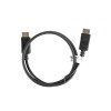 DISPLAYPORT M/M CABLE 19 PIN V1.2 1M 4K BLACK LANBERG