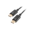 DISPLAYPORT M/M CABLE 19 PIN V1.2 0.5M 4K BLACK LANBERG
