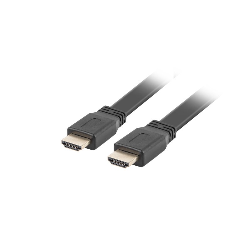 KABEL HDMI M/M V2.0 1.8M 4K CZARNY FLAT LANBERG