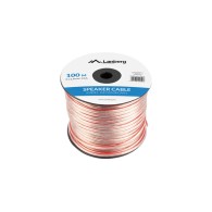 SPEAKER CABLE 2X2.5MM2 100M TRANSPARENT LANBERG