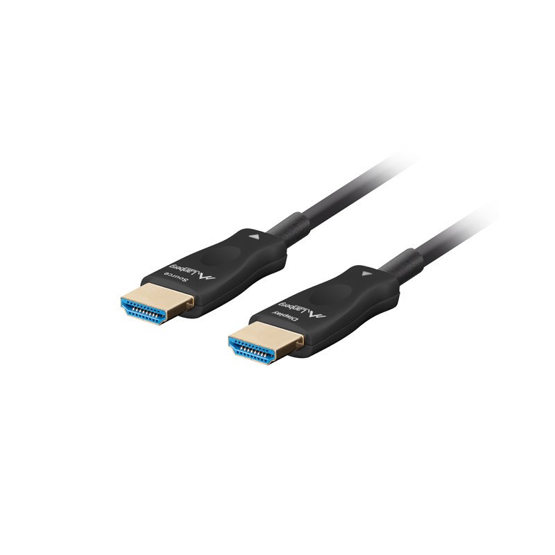 HDMI M/M V2.1 CABLE 80M OPTICAL BLACK AOC LANBERG HDMI M/M V2.1 CABLE 80M OPTICAL BLACK AOC LANBERG