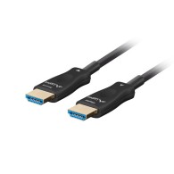 HDMI M/M V2.1 CABLE 80M OPTICAL BLACK AOC LANBERG