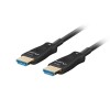 HDMI M/M V2.1 CABLE 80M OPTICAL BLACK AOC LANBERG
