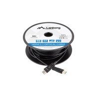 HDMI M/M V2.1 CABLE 80M OPTICAL BLACK AOC LANBERG