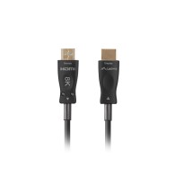 HDMI M/M V2.1 CABLE 80M OPTICAL BLACK AOC LANBERG