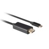 KABEL USB-C(M)->DISPLAYPORT(M) 1.8M 4K 60HZ CZARNY LANBERG