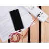USB-C(M)->USB-A(M) 2.0 CABLE 1M ANGLED LEFT/RIGHT RED NATEC PRATI