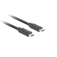 KABEL USB-C M/M 3.1 GEN 2 1M 10GB/S PD100W CZARNY LANBERG
