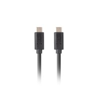 KABEL USB-C M/M 3.1 GEN 2 1M 10GB/S PD100W CZARNY LANBERG