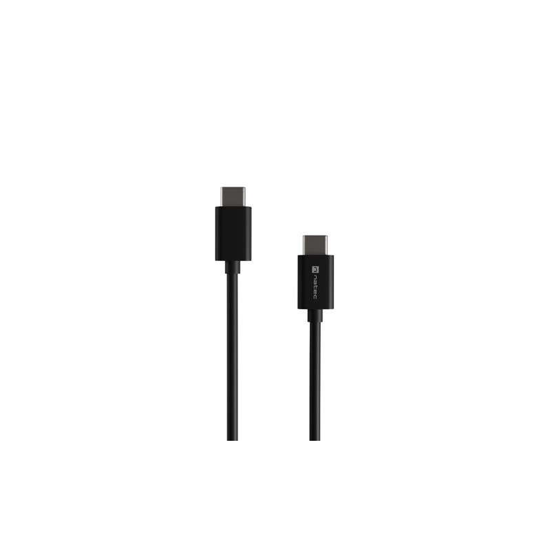 USB-C M/M 2.0 CABLE 1M PD 100W BLACK NATEC PRATI USB-C M/M 2.0 CABLE 1M PD 100W BLACK NATEC PRATI