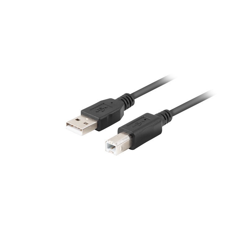 KABEL USB-A(M)->USB-B(M) 2.0 1.8M CZARNY FERRYT BOX LANBERG KABEL USB-A(M)->USB-B(M) 2.0 1.8M CZARNY FERRYT BOX LANBERG