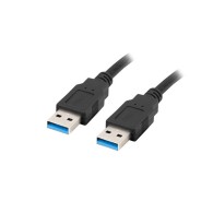 USB-A M/M 3.0 CABLE 1.8M BLACK LANBERG