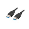 USB-A M/M 3.0 CABLE 1.8M BLACK LANBERG