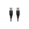 USB-A M/M 2.0 CABLE 1.8M BLACK LANBERG