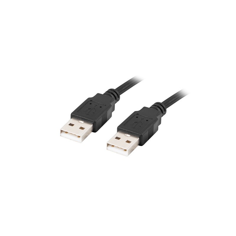 USB-A M/M 2.0 CABLE 1M BLACK LANBERG USB-A M/M 2.0 CABLE 1M BLACK LANBERG