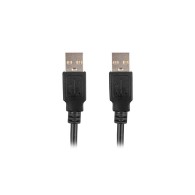 KABEL USB-A M/M 2.0 1.0M CZARNY LANBERG