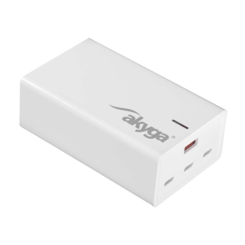 Ładowarka sieciowa Akyga AK-CH-25 140W 3x USB-C + USB-A PD GaN 5-28V / 1.5-5A biała Ładowarka sieciowa Akyga AK-CH-25 140W 3x USB-C + USB-A PD GaN 5-28V / 1.5-5A biała