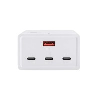 Ładowarka sieciowa Akyga AK-CH-25 140W 3x USB-C + USB-A PD GaN 5-28V / 1.5-5A biała