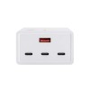 Ładowarka sieciowa Akyga AK-CH-25 140W 3x USB-C + USB-A PD GaN 5-28V / 1.5-5A biała