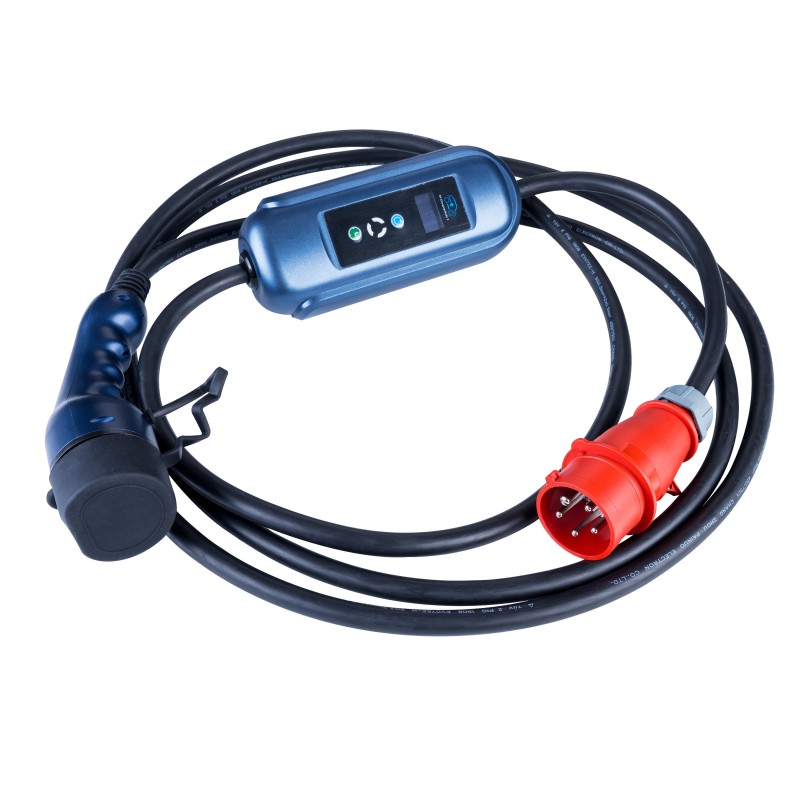 Charger for Electric Cars Akyga AK-EC-22 CEE 5pin Type2 LCD 3-Phases 32A 22kW 5m Charger for Electric Cars Akyga AK-EC-22 CEE 5pin Type2 LCD 3-Phases 32A 22kW 5m