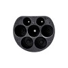 Type2 Plug for Electric Cars Akyga AK-SC-E16 3-phases 32A male blue
