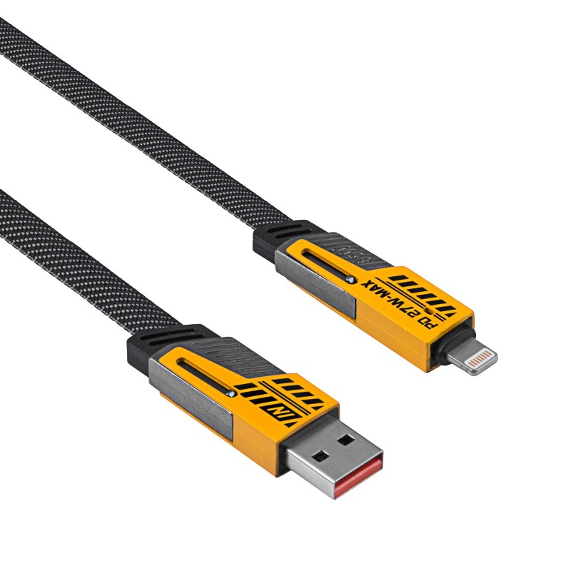 Кабель Akyga USB A + USB Type-C / USB Type-C + Lightning 2.0 USB 1 м