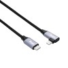Kabel USB Akyga AK-USB-55 USB type C (m) / Lightning (m) kątowy ver. 2.0 30W 0.3m