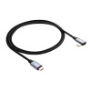 Kabel USB Akyga AK-USB-54 USB type C (m) / USB type C (m) kątowy ver. 2.0 60W 1m