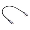Cable USB Akyga AK-USB-53 USB type C (m) / USB type C (m) Angle ver. 2.0 60W 0.3m