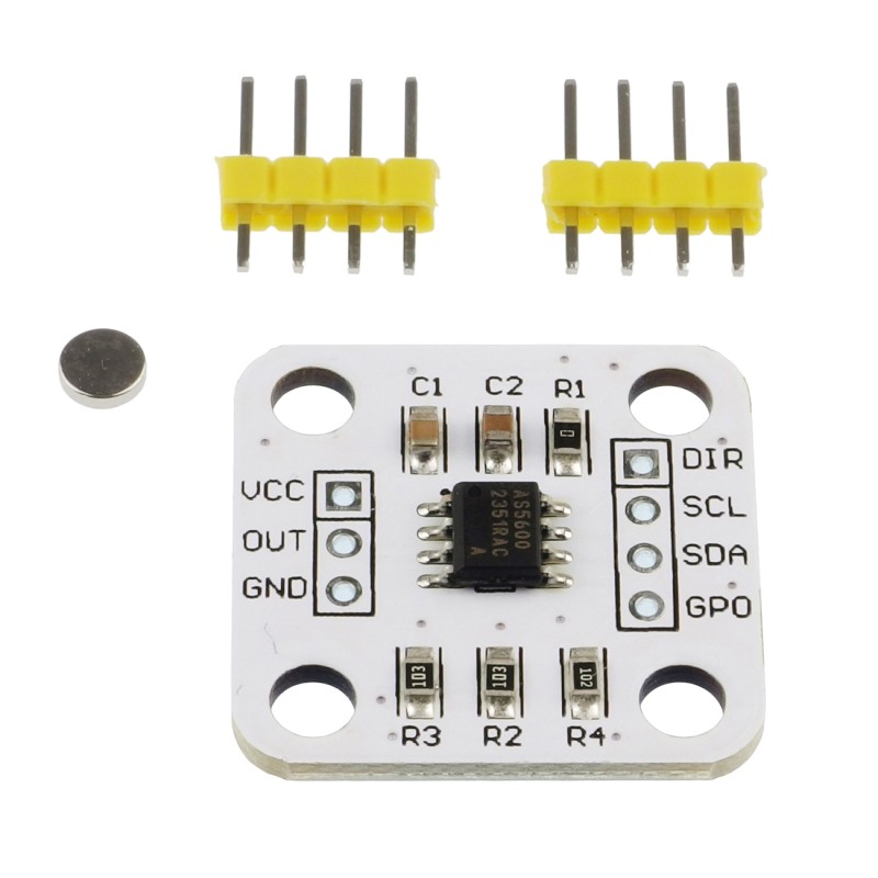 Magnetic encoder module with AS5600 system - Kamami on-line store