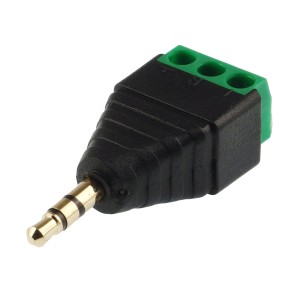 Adapter wtyk Jack 3,5mm na listwę zaciskową