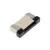 Female ZIF FFC/FPC connector, 0.5mm pitch, 10pin, bottom Ccontact, horizontal orientation