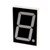7-segment LED display, 1-digit 45mm, yellow, common anode