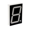 7-segment LED display, 1-digit 45mm, yellow, common anode