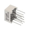7-segment LED display, 1 digit 7mm, red, common cathode