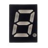 7-segment LED display, 1 digit 7mm, red, common cathode