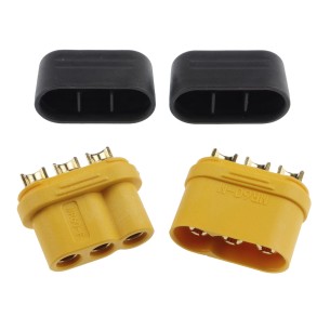 MR60 - 3-pin high-current connector (plug + socket + cover)