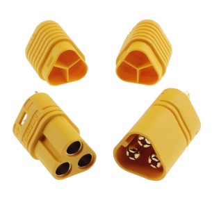 MT60 - 3-pin high-current connector (plug + socket + cover)