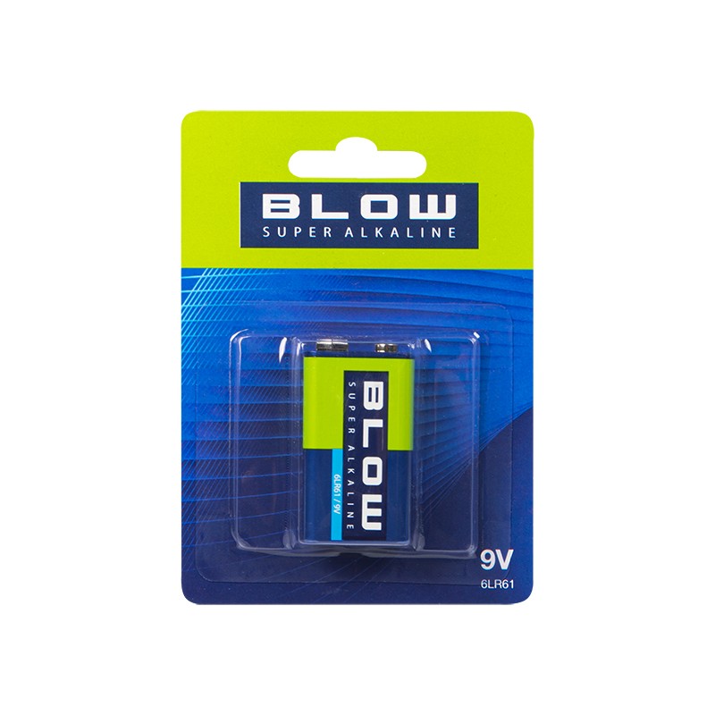 Bateria BLOW SUPER ALKALINE 9V 6LR61 blister
