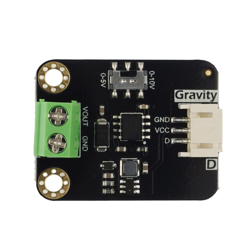 Gravity: GP8101S DAC Module - module with 1-channel DAC converter (PWM to 0-5V/10V)
