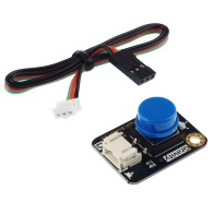 Gravity: Digital Push Button - button with LED (blue)