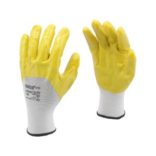 YT-7480 Work gloves polyester nitrile 9