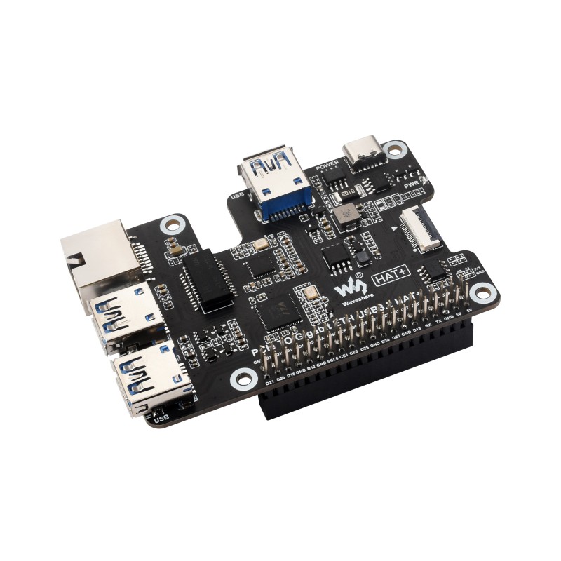 PCIe TO Gigabit ETH USB3.2 HAT+ PCIe TO Gigabit ETH USB3.2 HAT+